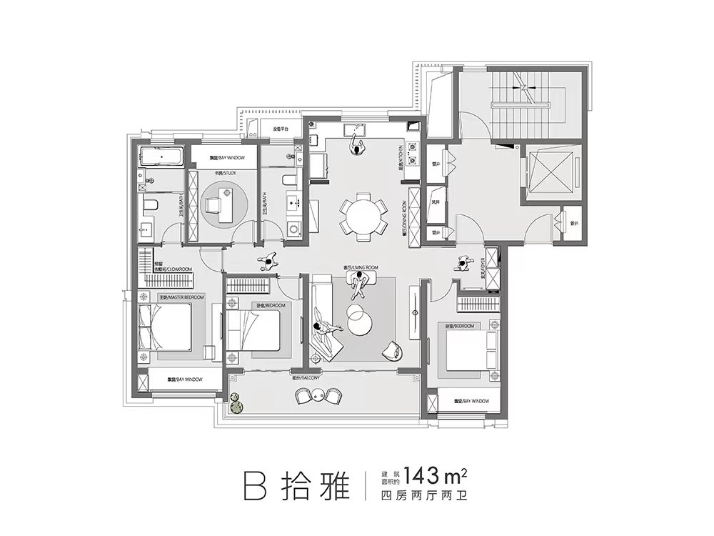 万科·璞拾胥江㎡