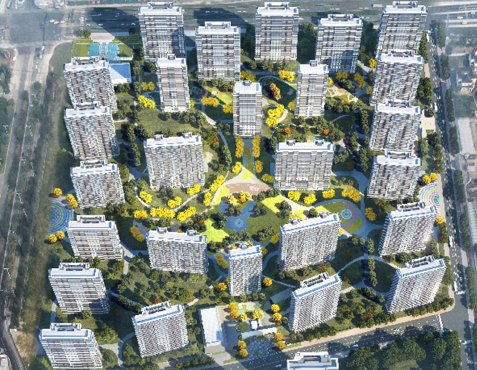 中国铁建 · 花语云萃实景图