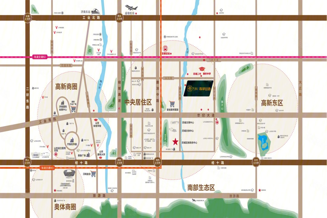 万科翡翠山语区位图