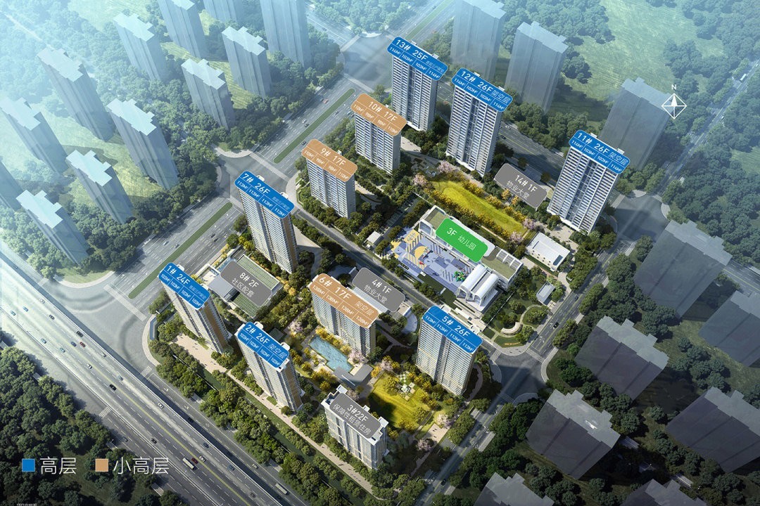 招商雍润府配套图