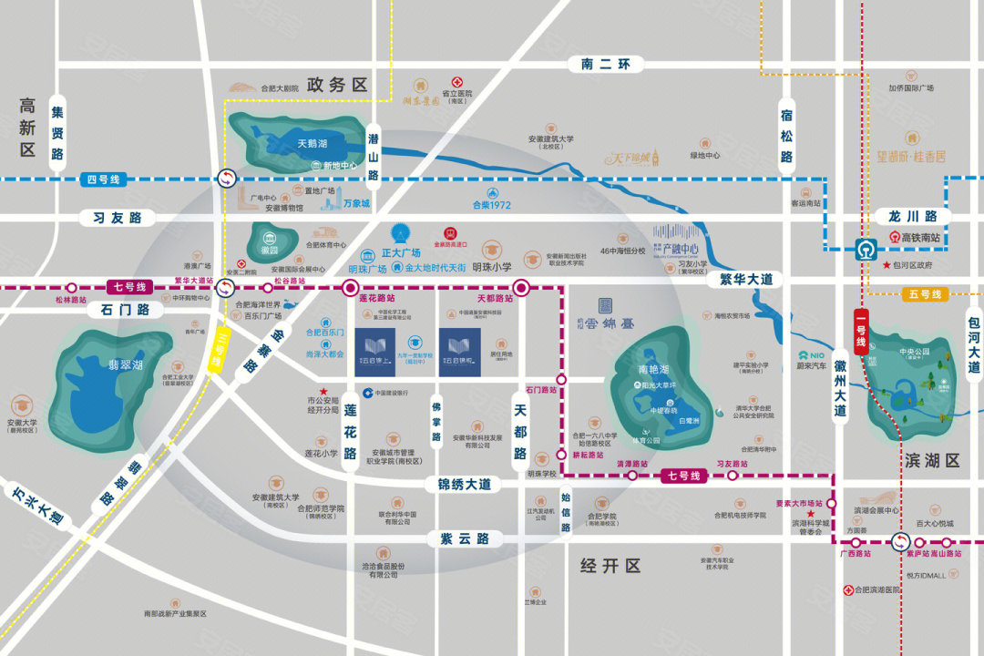 皖投云启锦上区位图