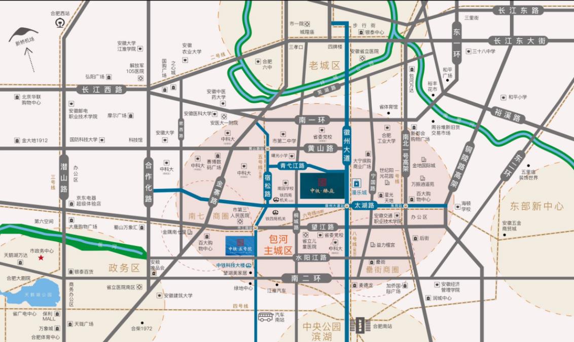 中铁臻庭区位图