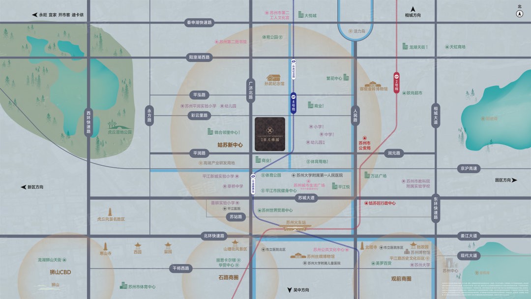 绿城春月锦园区位图